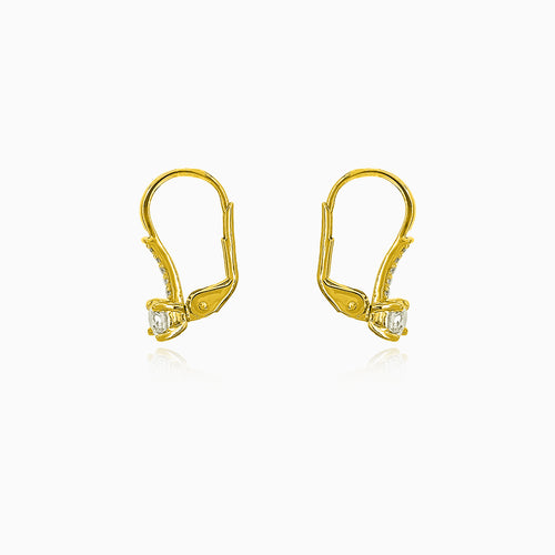 Náušnice s diamanty, visací styl