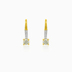 Náušnice s diamanty, visací styl