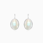 Weißgold Perlmutt Ohrringe