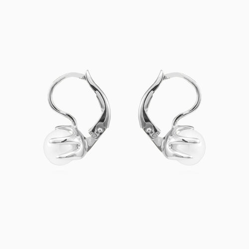 Boucles d'oreilles pendantes pour femme avec perle uniques
