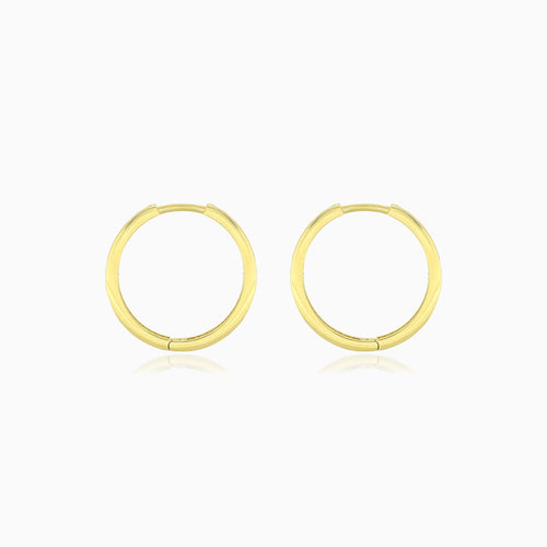 Elegante Gold-Hoops mit Zirkonia