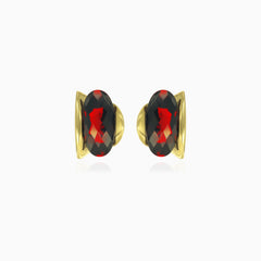 Oval elegance drop earrings