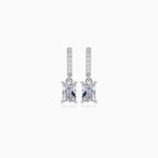Boucles d’oreilles en argent sterling avec élégance en zircon cubique