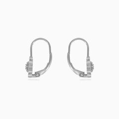 Stříbrné náušnice ve tvaru kapky