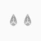Stříbrné náušnice ve tvaru slzy
