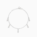 Blumen-Charme-Fußkettchen