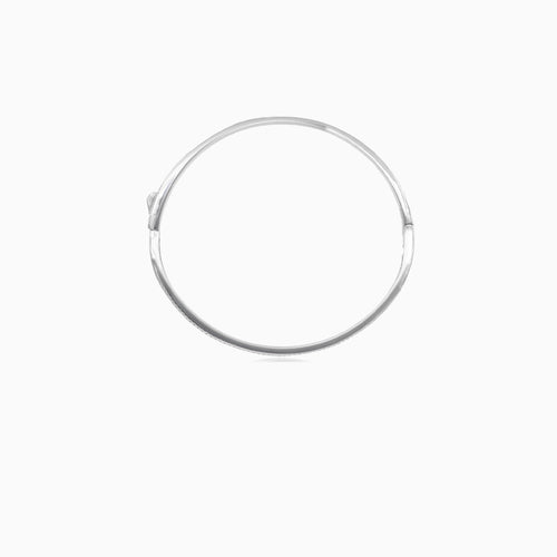 Princess- und Rundschliff Cubic Zirconia Silberarmband