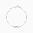 Sterling Silber Infinity Kettenarmband