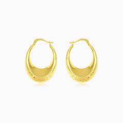 Créoles pendantes Sunlit Confidence en or jaune