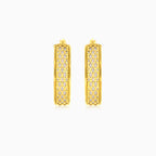 Kruhy ze 14kt žlutého a bílého zlata