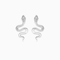 Weißgold-Schlangenanhänger