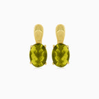 Simplicité en or – pendentif ovale sérénité