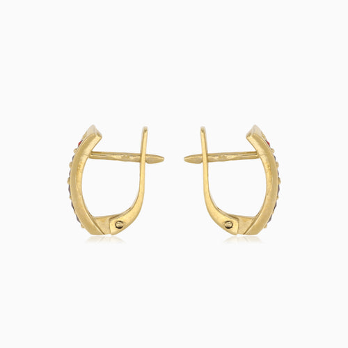 Anmutiger Schmuck – stilvolle 14 Karat Ohrringe