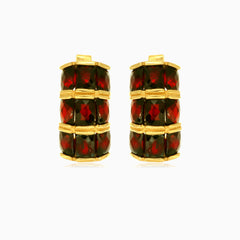 Pendants en or triple radiance