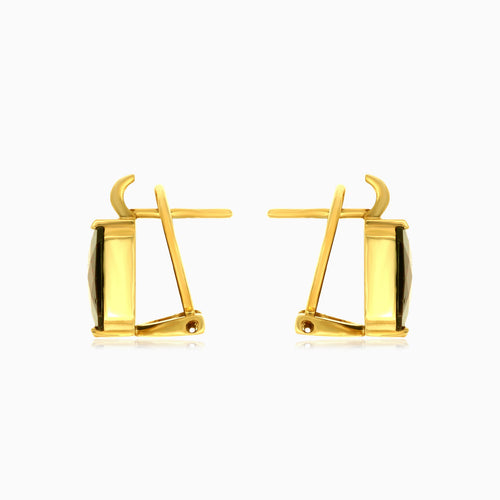 Tropfenohrringe mit markanter Geometrie