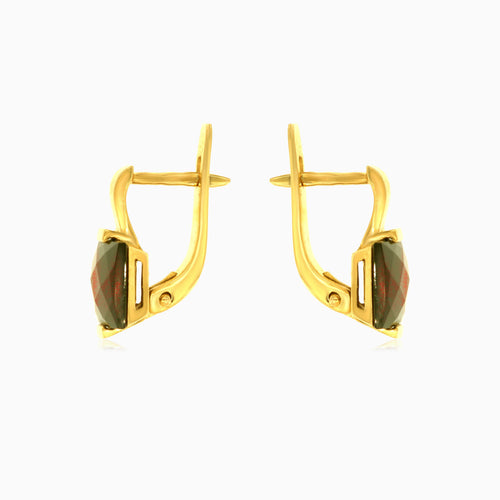 Anhänger mit Granat im Prinzessschliff aus Gold