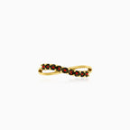 Eleganter Damenring aus Gold mit Granat