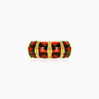 Anillo de oro Triple Radiance