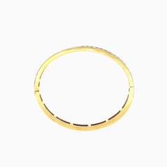 Elegantní zlatý náramek s čtvercovými granáty