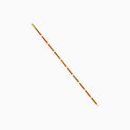 Náramek z granátu a kubických zirkonů