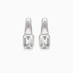 Pendientes de plata con cristal