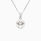 Pendentif en argent signe du Cancer
