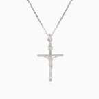Silver pendant of the crucifixion of Jesus