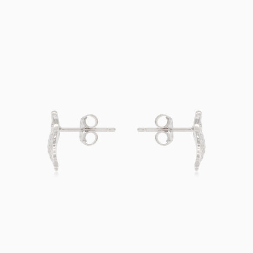 Boucles d’oreilles chouette en argent