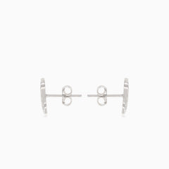 Stříbrné náušnice nekonečno