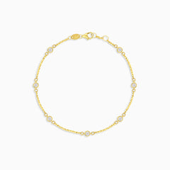 Bracelet femme élégant avec zircon cubique