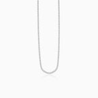 Tenký stříbrný tenisový náhrdelník