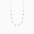 Náhrdelník stříbrnýs přívěsky mincí