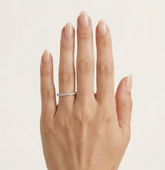 Bague simple en argent