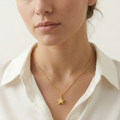 Gold-Stern-Anhänger