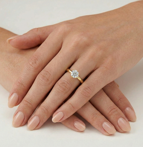 Breiter Sechs-Krappen-Goldring