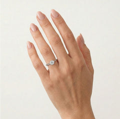 Bague de fiançailles élégante