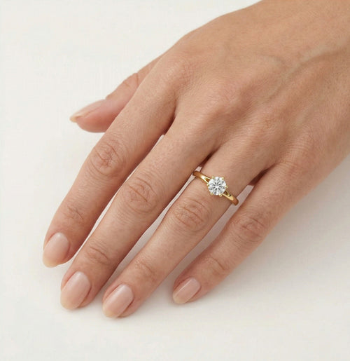 Sechskrappiger Goldring