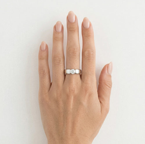 Bague tension en argent