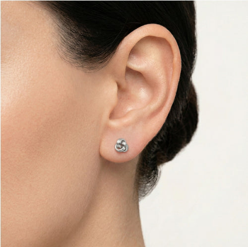 Gedrehte Ball-Ohrringe