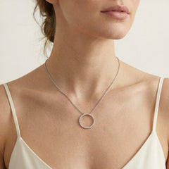 Diamant-Kreis-Anhänger