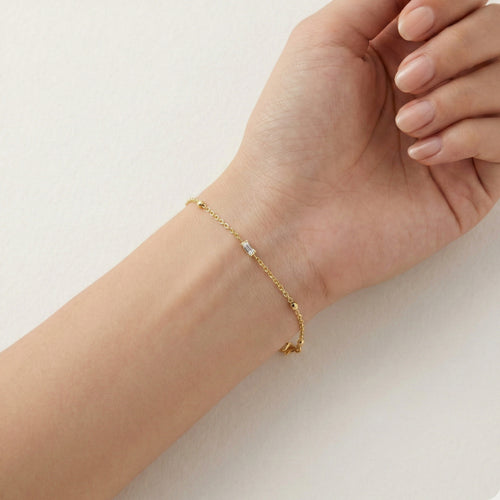 Elegantes Gold-Kettenarmband