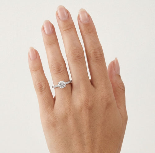 Akzent-Ring aus Silber