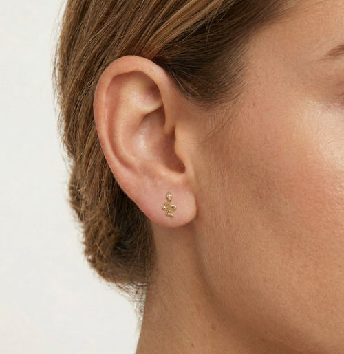 Malé hadí zlaté naušnice