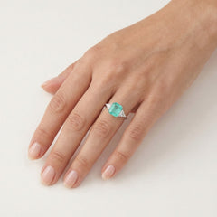 Bague Lagoon en zirconium cubique