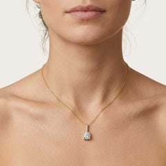 Pendentif large avec accent