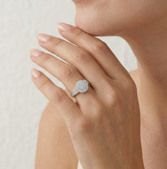 Bague élégante en argent