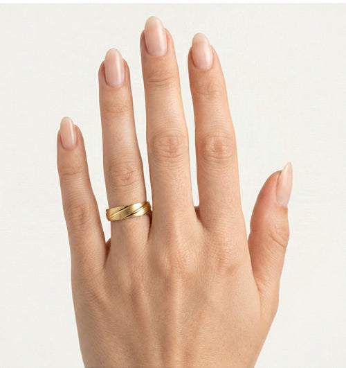 Stilvolle Eheringe aus Gelbgold