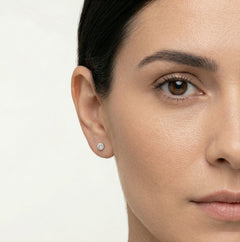 Kulaté náušnice s kubickými zirkony