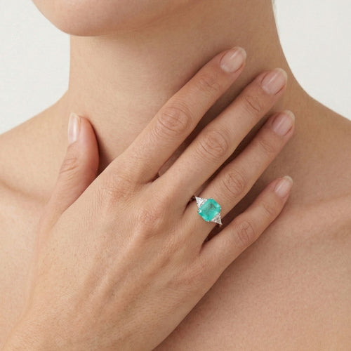 Bague Lagoon en zirconium cubique