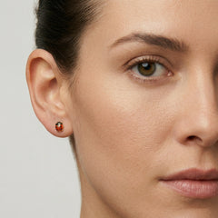 Goldene Marienkäfer-Stift-Ohrringe